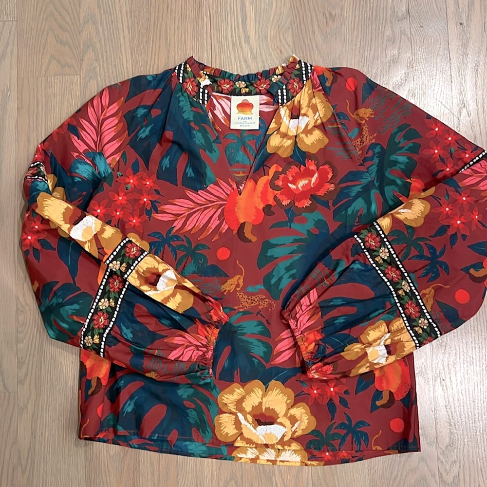 Farm Rio for Anthropologie top